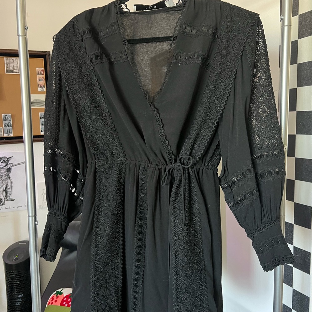 IRO Paris black mini dress